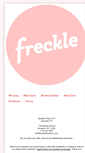 Mobile Screenshot of frecklebrooklyn.com